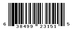 upc 638499231515 barcode image