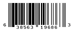 UPC barcode 638563196863
