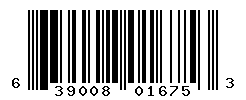 UPC barcode number 639008016753