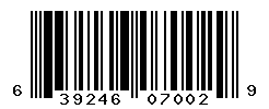 UPC barcode number 639246070029