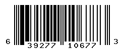 UPC barcode number 639277106773