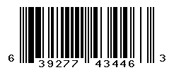 UPC barcode number 639277434463