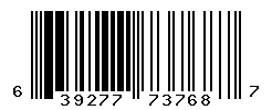 UPC barcode number 639277737687