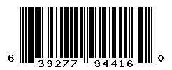 UPC barcode number 639277944160