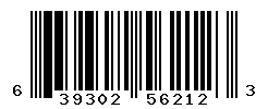 UPC barcode number 639302562123