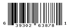UPC 639302638781 barcode image