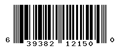 UPC barcode number 639382121500