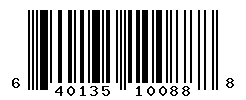 UPC barcode number 640135100888