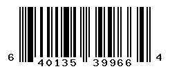 UPC barcode number 640135399664