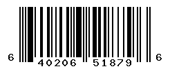 UPC barcode number 640206518796