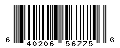 UPC barcode 640206567756