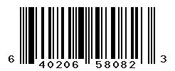 UPC barcode 640206580823