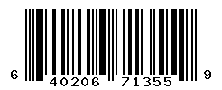 UPC barcode number 640206713559