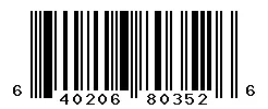 UPC 640206803526 barcode image