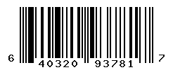 UPC barcode number 640320937817