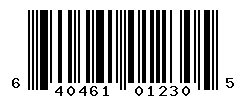 UPC barcode number 640461012305