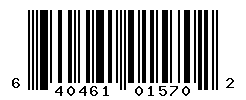 UPC barcode number 640461015702
