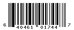 UPC barcode number 640461017447