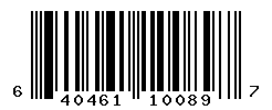 UPC barcode number 640461100897