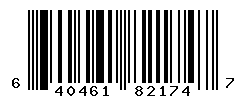UPC barcode number 640461821747