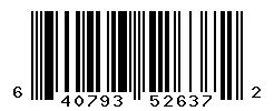 upc 640793526372 barcode image