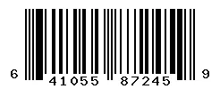 UPC 641055872459 barcode image