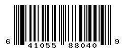 UPC barcode 641055880409