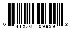UPC barcode 641076998992