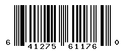 UPC barcode number 641275611760