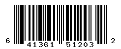 UPC barcode number 641361512032