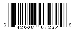 UPC barcode number 642008672379