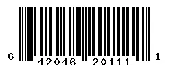 UPC barcode 642046201111