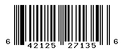 UPC barcode number 642125271356