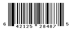 UPC barcode number 642125284875