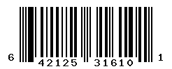 UPC barcode number 642125316101