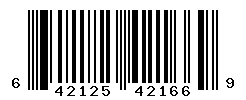 UPC barcode number 642125421669