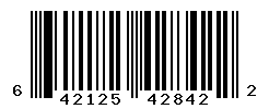 UPC barcode number 642125428422