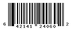 UPC barcode 642141240602