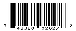 UPC barcode number 642390020277