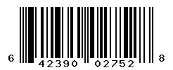 UPC barcode number 642390027528