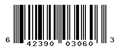 UPC barcode 642390030603