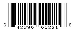 UPC barcode number 642390052216