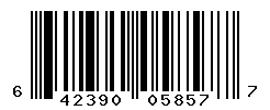 UPC barcode number 642390058577
