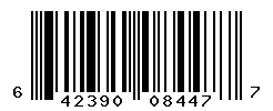 UPC barcode number 642390084477