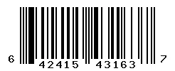 642415431637 barcode