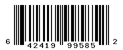 UPC barcode number 642419995852