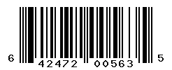 UPC barcode 642472005635