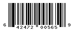 UPC barcode 642472005659