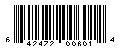UPC barcode 642472006014