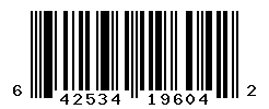 UPC barcode number 642534196042
